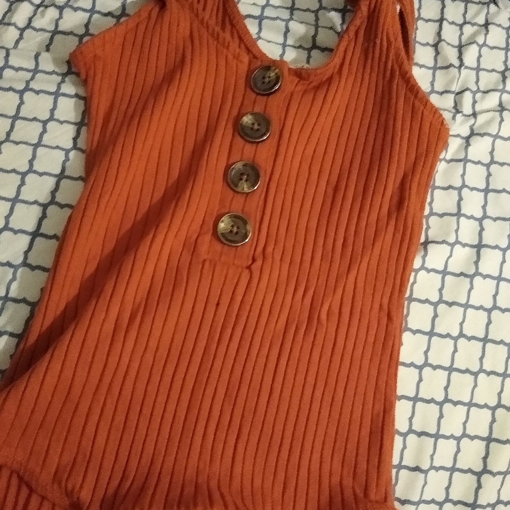 Orange Bodysuit